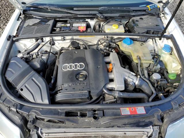 WAULC68E74A172384 - 2004 AUDI A4 1.8T QUATTRO WHITE photo 11