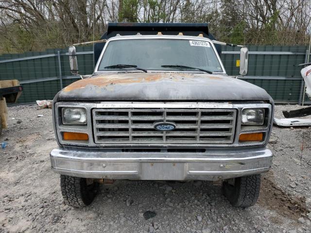 1FDKF3819GPC04377 - 1986 FORD F350 GRAY photo 5