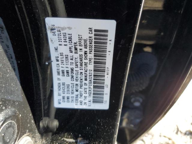 1HGCR3F05GA026210 - 2016 HONDA ACCORD EXL BLACK photo 12