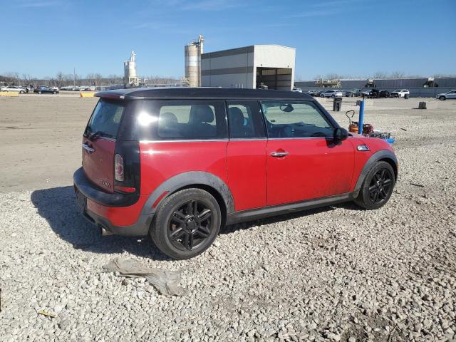 WMWZG3C52BTY36239 - 2011 MINI COOPER S CLUBMAN RED photo 3