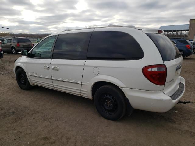 2C8GT64L91R176824 - 2001 CHRYSLER TOWN & COU LIMITED WHITE photo 2