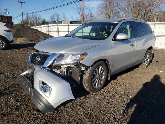 5N1AR2MM9FC701674 - 2015 NISSAN PATHFINDER S SILVER photo 1