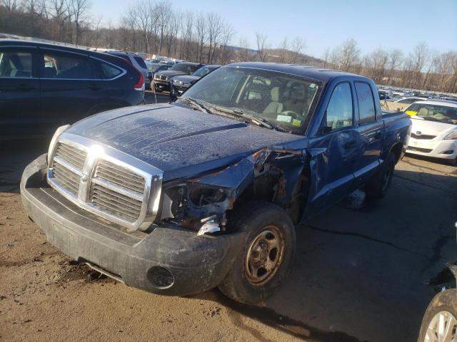 1D7HW28N85S225412 - 2005 DODGE DAKOTA QUAD BLUE photo 1