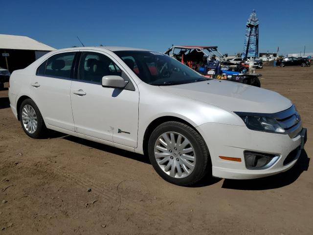 3FADP0L33BR276345 - 2011 FORD FUSION HYBRID WHITE photo 4