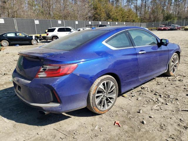 1HGCT1B73GA013366 - 2016 HONDA ACCORD EX BLUE photo 3