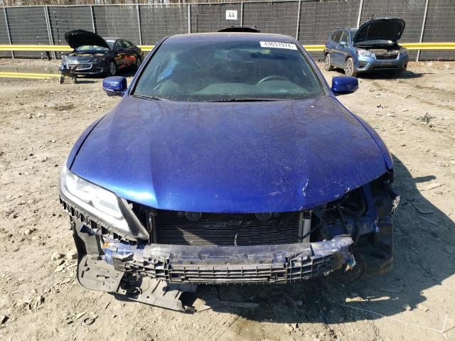 1HGCT1B73GA013366 - 2016 HONDA ACCORD EX BLUE photo 5