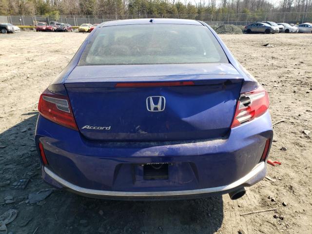 1HGCT1B73GA013366 - 2016 HONDA ACCORD EX BLUE photo 6