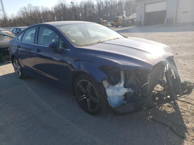 3FA6P0G76GR364951 - 2016 FORD FUSION S BLUE photo 4