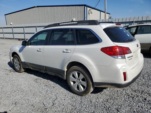 4S4BRCGC7B3315682 - 2011 SUBARU OUTBACK 2.5I PREMIUM WHITE photo 2