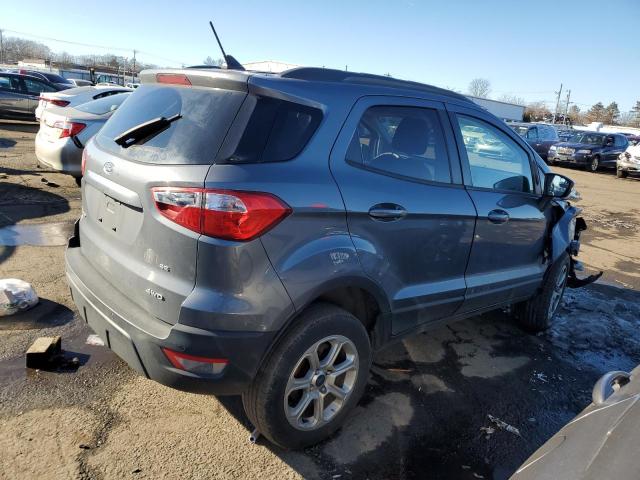 MAJ6P1UL7JC186156 - 2018 FORD ECOSPORT SE GRAY photo 3