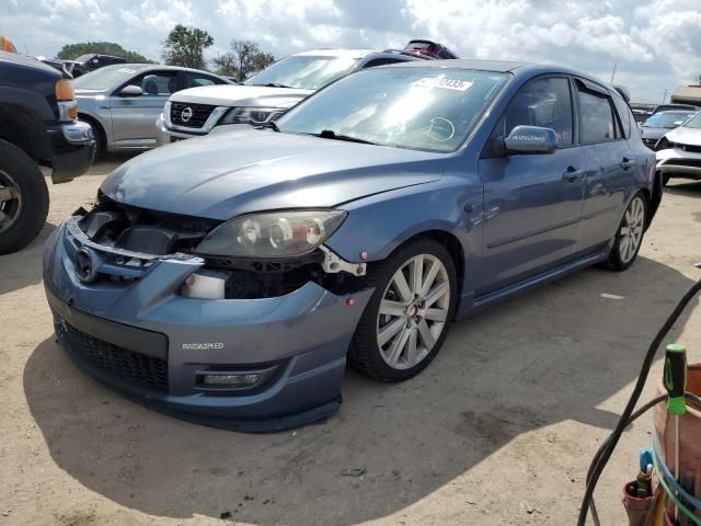 JM1BK34L381792563 - 2008 MAZDA SPEED 3 Niebieski zdjęcie 1