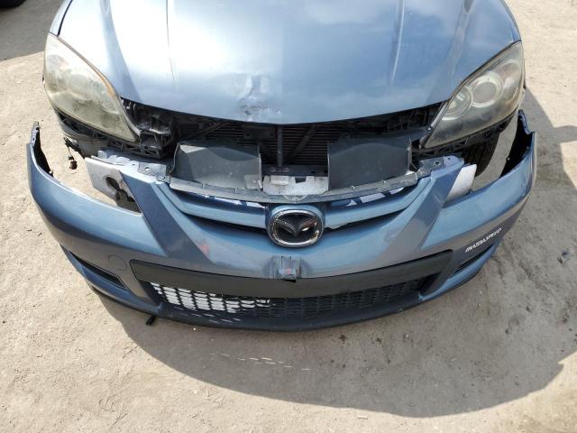JM1BK34L381792563 - 2008 MAZDA SPEED 3 Niebieski zdjęcie 12