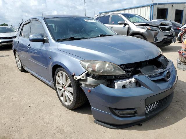 JM1BK34L381792563 - 2008 MAZDA SPEED 3 Niebieski zdjęcie 4