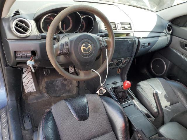 JM1BK34L381792563 - 2008 MAZDA SPEED 3 Niebieski zdjęcie 8