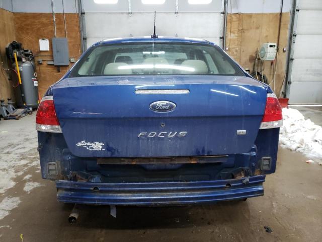 1FAHP35N89W219826 - 2009 FORD FOCUS SE BLUE photo 6