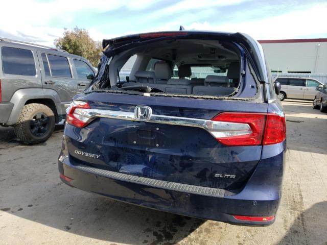 5FNRL6H93JB059745 - 2018 HONDA ODYSSEY ELITE Azul foto 6