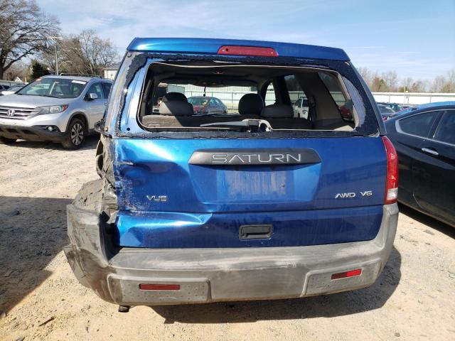 5GZCZ63445S820743 - 2005 SATURN VUE BLUE photo 6