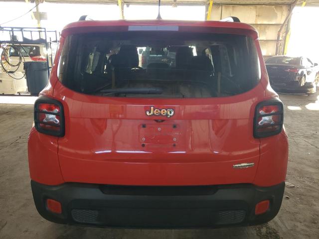 ZACCJABT1GPE23228 - 2016 JEEP RENEGADE LATITUDE RED photo 6