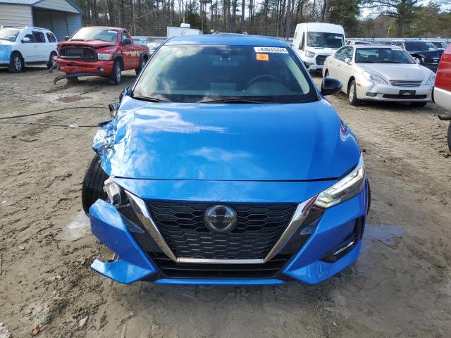 3N1AB8DV2NY265389 - 2022 NISSAN SENTRA SR BLUE photo 5