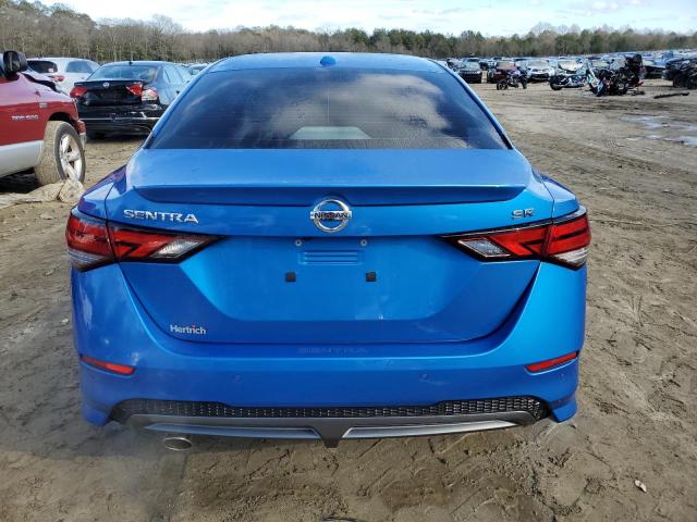 3N1AB8DV2NY265389 - 2022 NISSAN SENTRA SR BLUE photo 6