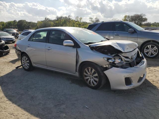 2T1BU4EE1CC878703 - 2012 TOYOTA COROLLA BASE SILVER photo 4