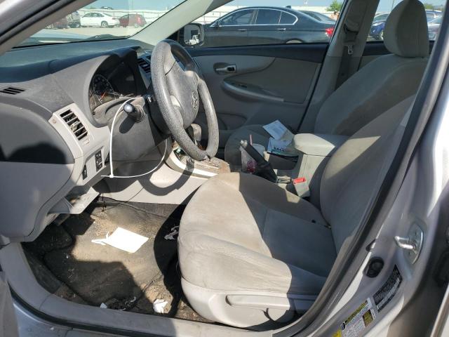 2T1BU4EE1CC878703 - 2012 TOYOTA COROLLA BASE SILVER photo 7