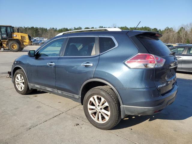 5N1AT2MV2FC920373 - 2015 NISSAN ROGUE S BLUE photo 2