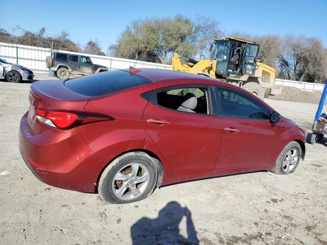 5NPDH4AE4FH650523 - 2015 HYUNDAI ELANTRA SE RED photo 3