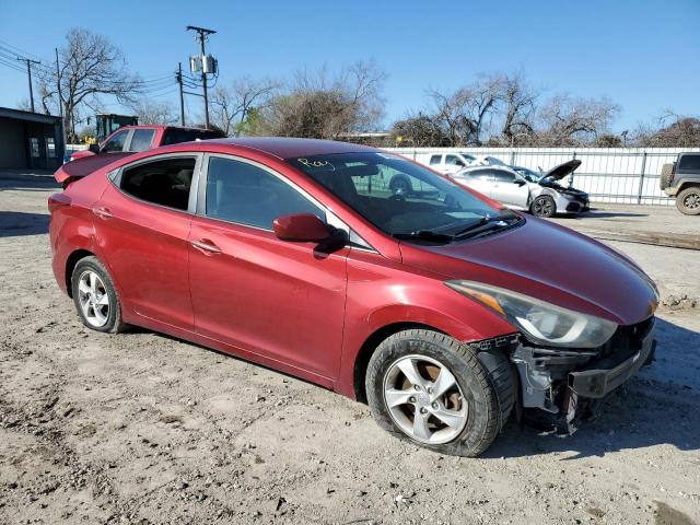 5NPDH4AE4FH650523 - 2015 HYUNDAI ELANTRA SE RED photo 4