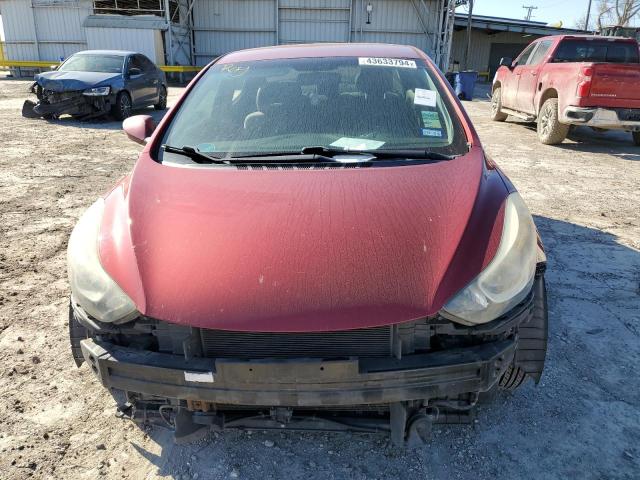 5NPDH4AE4FH650523 - 2015 HYUNDAI ELANTRA SE RED photo 5