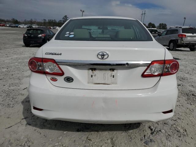 5YFBU4EE2DP133119 - 2013 TOYOTA COROLLA BASE WHITE photo 6