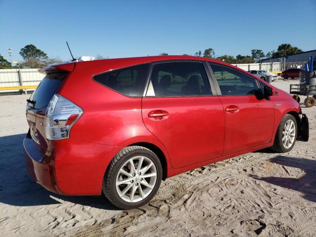 JTDZN3EU1C3037065 - 2012 TOYOTA PRIUS V RED photo 3