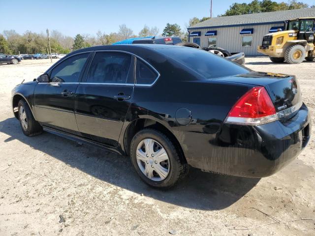 2G1WF5EK1B1149727 - 2011 CHEVROLET IMPALA LS BLACK photo 2