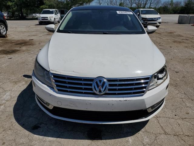 WVWRN7AN6DE507747 - 2013 VOLKSWAGEN CC LUXURY WHITE photo 5