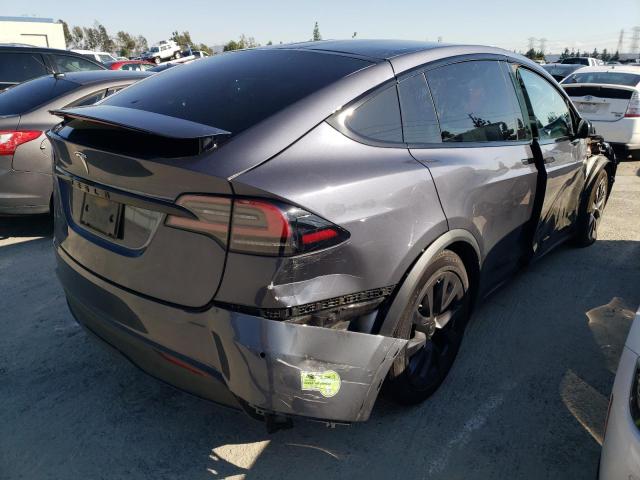 7SAXCBE59PF370061 - 2023 TESLA MODEL X GRAY photo 3