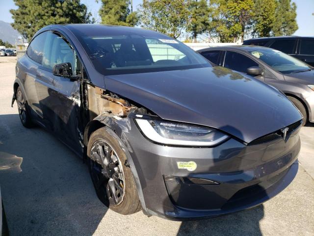 7SAXCBE59PF370061 - 2023 TESLA MODEL X GRAY photo 4