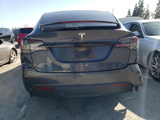 7SAXCBE59PF370061 - 2023 TESLA MODEL X GRAY photo 6