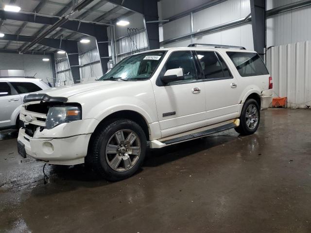 1FMFK20587LA04992 - 2007 FORD EXPEDITION EL LIMITED WHITE photo 1