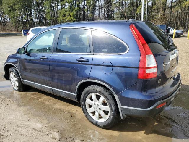 JHLRE48727C023292 - 2007 HONDA CR-V EXL BLUE photo 2