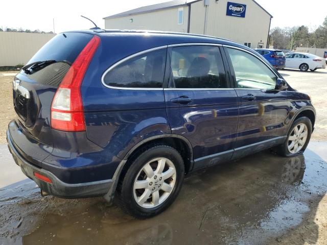 JHLRE48727C023292 - 2007 HONDA CR-V EXL BLUE photo 3