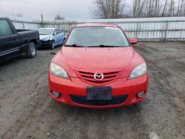 JM1BK143561517357 - 2006 MAZDA 3 HATCHBACK RED photo 5