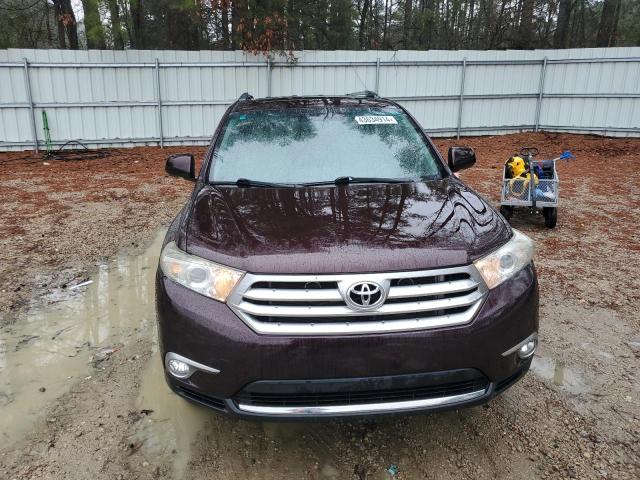 5TDYK3EH4CS080160 - 2012 TOYOTA HIGHLANDER LIMITED BURGUNDY photo 5