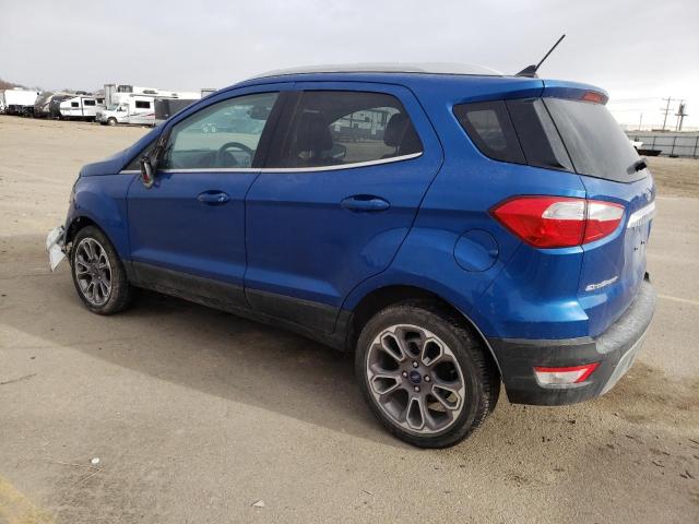 MAJ3S2KEXMC401545 - 2021 FORD ECOSPORT TITANIUM BLUE photo 2