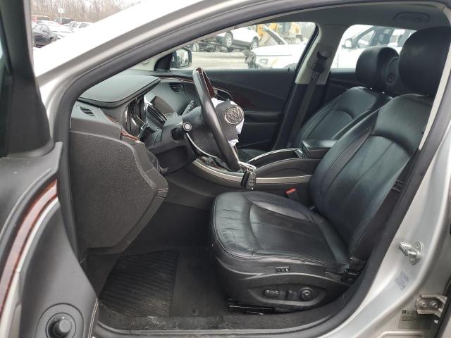 1G4GE5ED7BF327130 - 2011 BUICK LACROSSE CXS SILVER photo 7