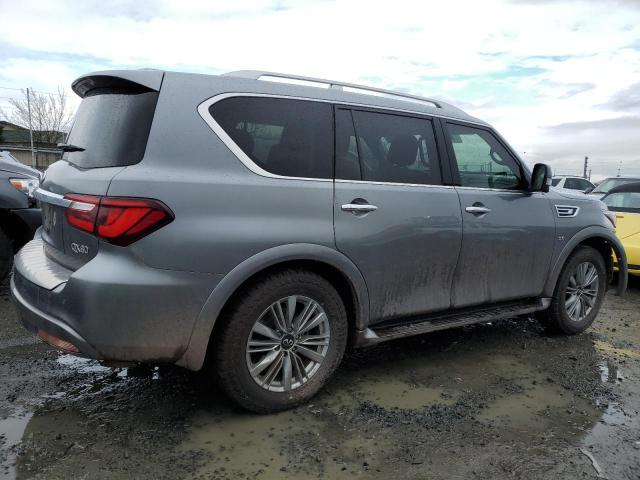 JN8AZ2NE6K9227657 - 2019 INFINITI QX80 LUXE GRAY photo 3