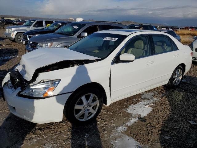 1HGCM66505A070060 - 2005 HONDA ACCORD EX WHITE photo 1