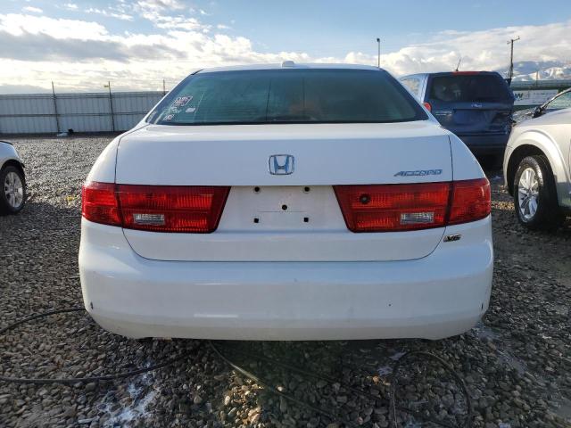 1HGCM66505A070060 - 2005 HONDA ACCORD EX WHITE photo 6