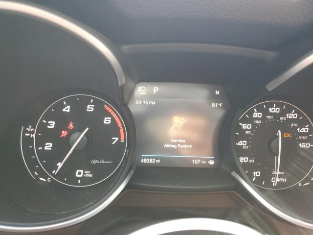 ZASPAKBN4K7C50293 - 2019 ALFA ROMEO STELVIO TI WHITE photo 9