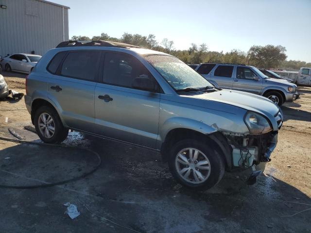 KM8JM12B29U952710 - 2009 HYUNDAI TUCSON GLS TURQUOISE photo 4