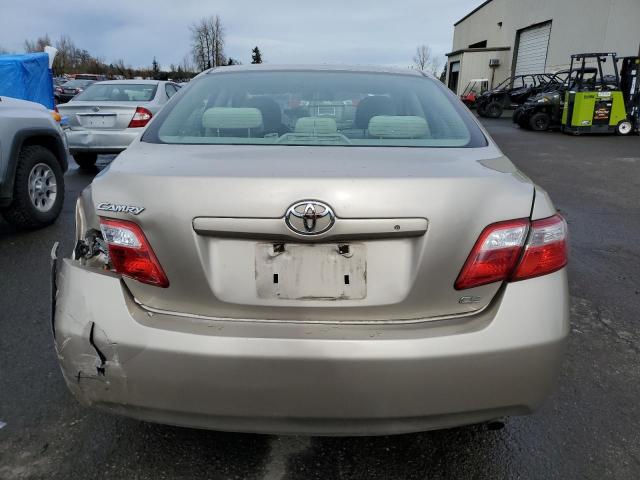 JTNBE46K173053188 - 2007 TOYOTA CAMRY CE TAN photo 6